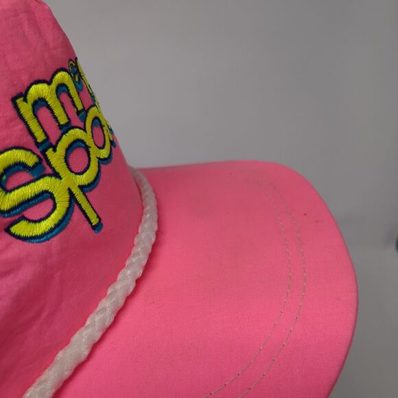 MU Sports Slideback Hat Pink One Size Adjustable Embroidered Rope Imperial - Picture 6 of 10